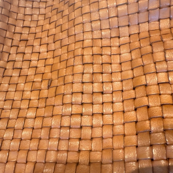 Clare V Moyen Messenger - Natural Woven Checker - Picture 7 of 9